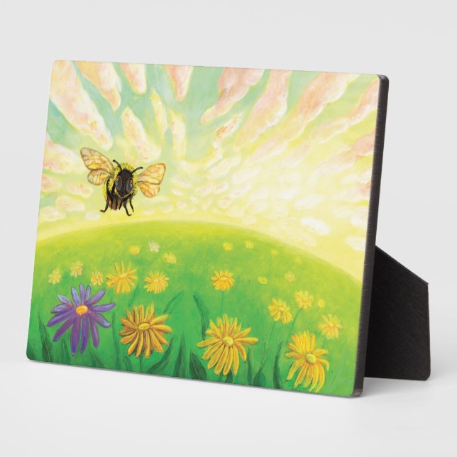 Bumblebee on the Horizon  Plaque (Side)