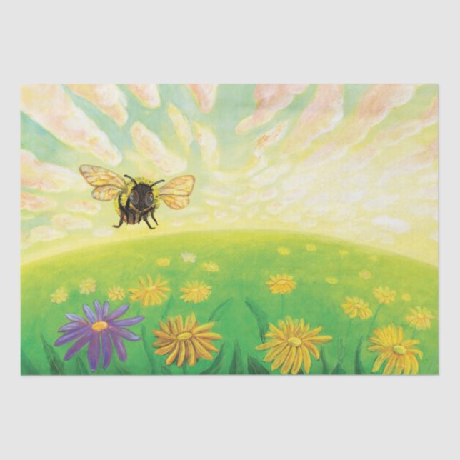 Bumblebee on the Horizon  Tissue Paper (Front)