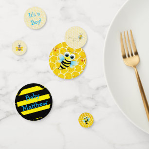 Bumblebee Personalized Baby Shower Confetti