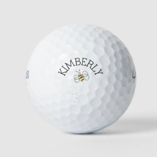 Bumblebee Personalized Golf Balls