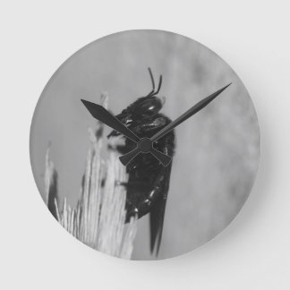 Bumblebee Round Clock