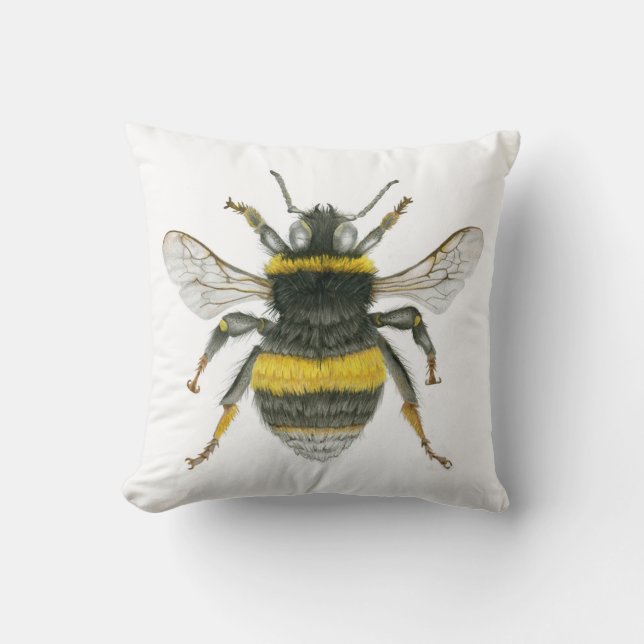 Bumblebee Throw Cushion (Front)