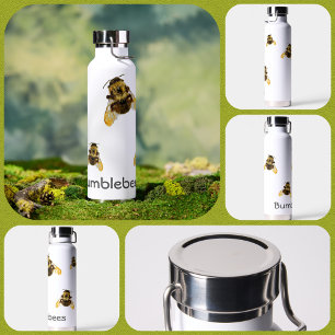 Bumblebees Customizable Photographic Water Bottle
