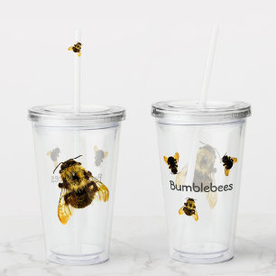 Bumblebees  Optical Illusion Photographic Acrylic Tumbler