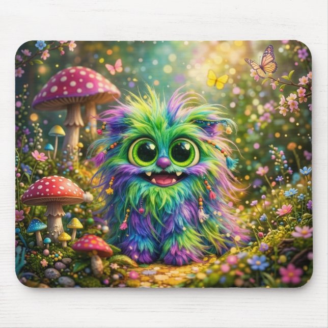 BumbleFluff Mouse Pad (Front)