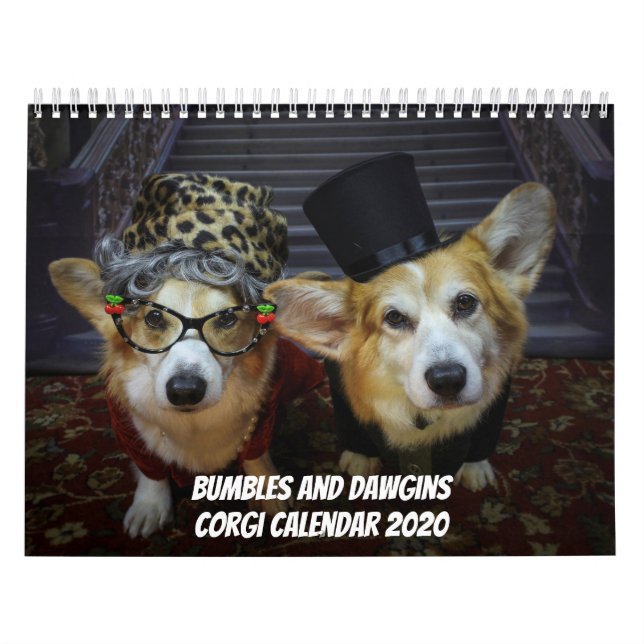 Bumbles and Dawgins Corgi Calendar 2020 (Cover)
