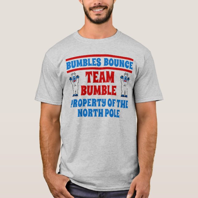 Bumbles Bounce Team Bumble Funny Christmas T Shirt (Front)