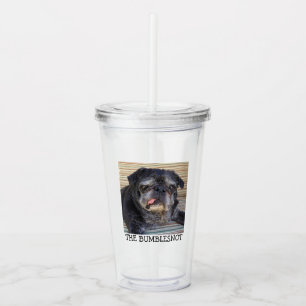 Bumblesnot "Don't mess with me" Acrylic Tumbler