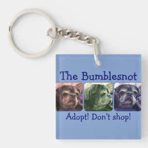 Bumblesnot keychain: Colour Me Bumble Keychain