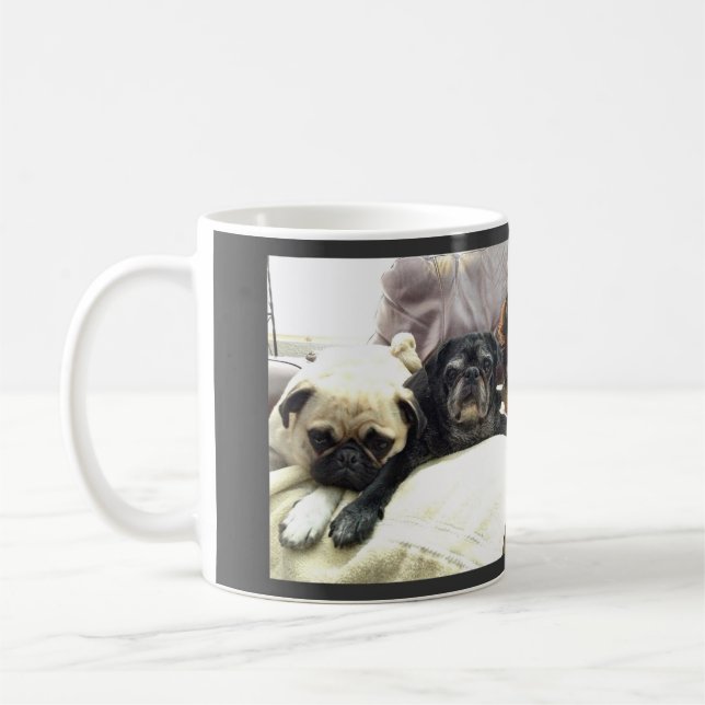 Bumblesnot mug: Here Comes Trouble Coffee Mug (Left)
