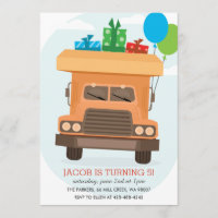 Bump Bump Kid's birthday party Invitation