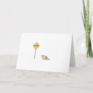 Bump in the Road Greeting Card