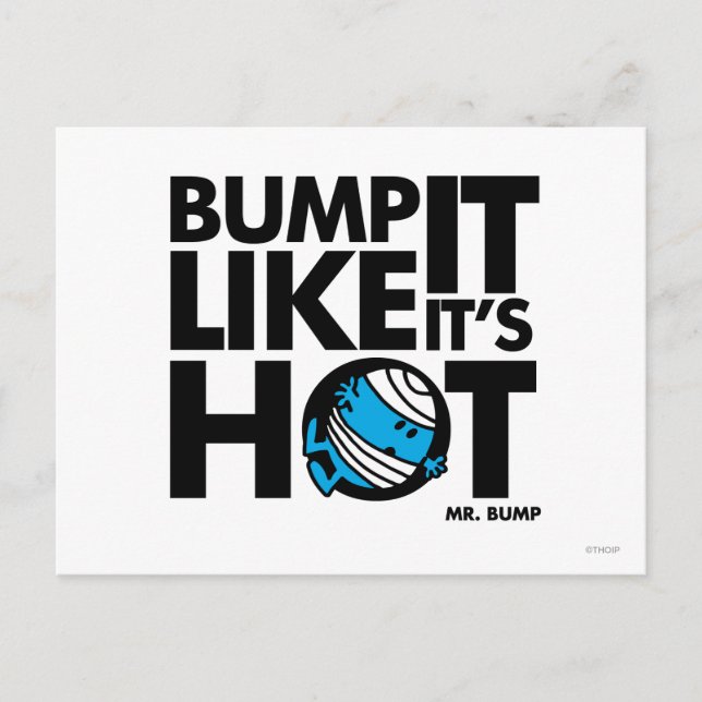 Bump It Like It's Hot Version 1 Postcard (Front)