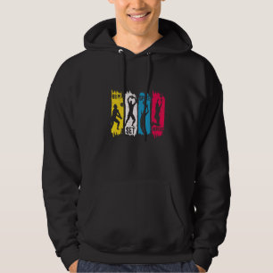 Bump Set Spike Repeat Volleyball Hoodie