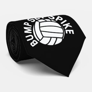 Bump set spike volleyball team tie