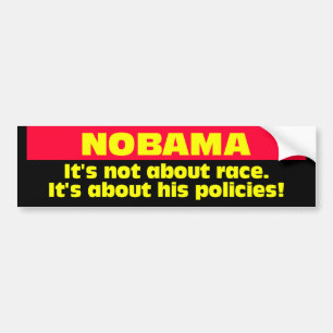 BUMPER_NOBAMA_120 BUMPER STICKER