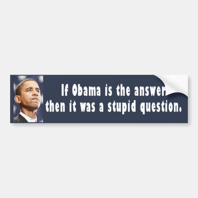 BUMPER obama 02 Bumper Sticker (Front)