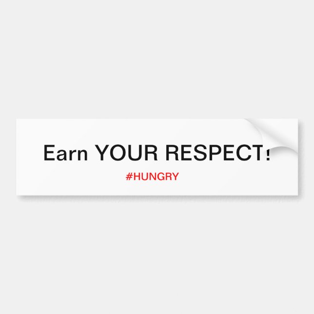 BUMPER STICKER (Front)