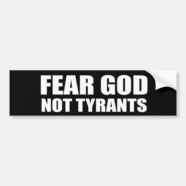 Bumper Sticker (Front)