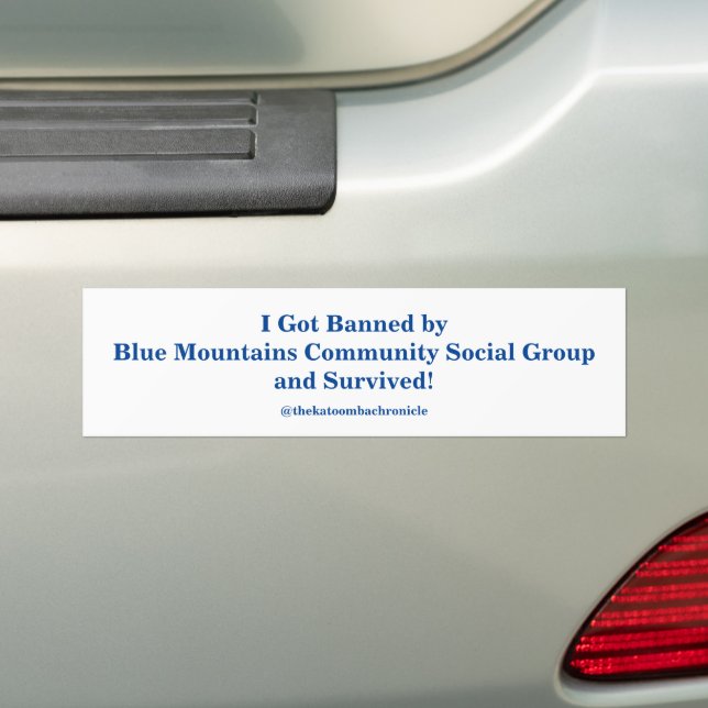 Bumper Sticker (On Car)