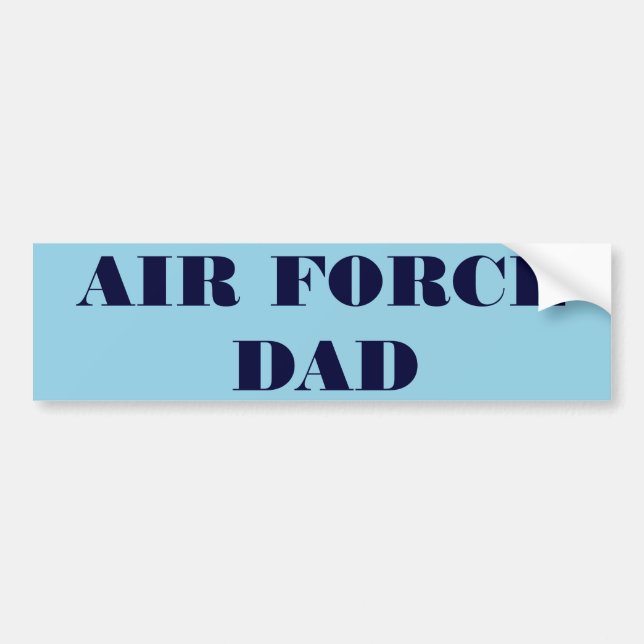 Bumper Sticker Air Force Dad (Front)