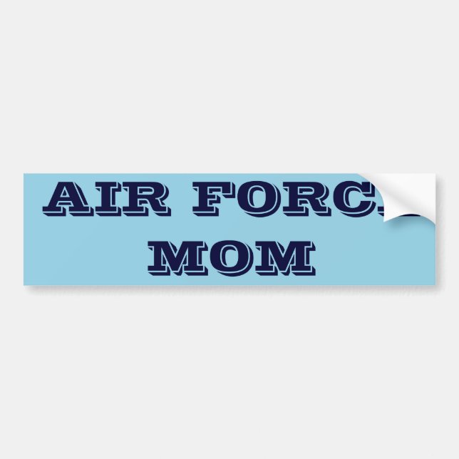 Bumper Sticker Air Force Mom (Front)