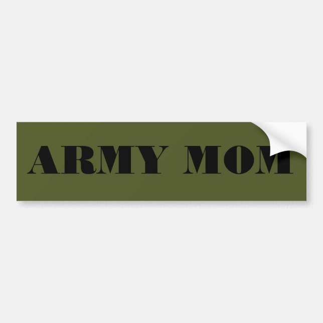 Bumper Sticker Armée Maman (Devant)