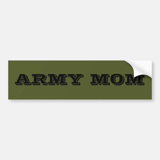 Bumper Sticker Armée Maman (Devant)