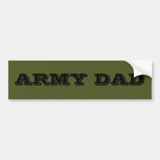 Bumper Sticker Army Dad