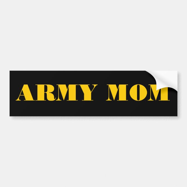 Bumper Sticker Army Mom (Front)