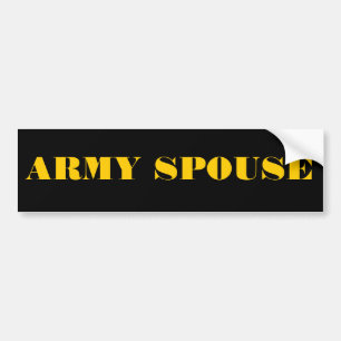 Bumper Sticker Army Spouse