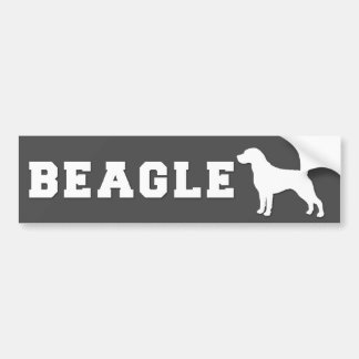Bumper sticker Beagle - Grey