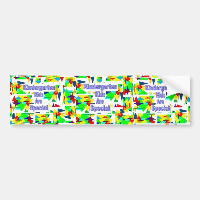 Bumper sticker,bookmark,misc. Kinderg. Sticker (Front)