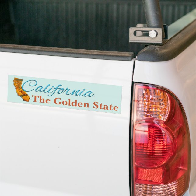 Bumper Sticker - CALIFORNIA (On Truck)