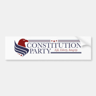 Bumper Sticker, Constitution Party Sticker