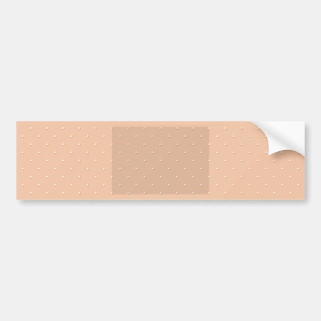 Bumper Sticker Fender Bender Adhesive Bandage (Front)