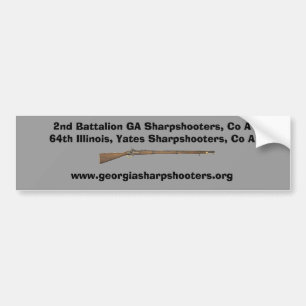 Bumper Sticker for Georgia Sharpshooters 2