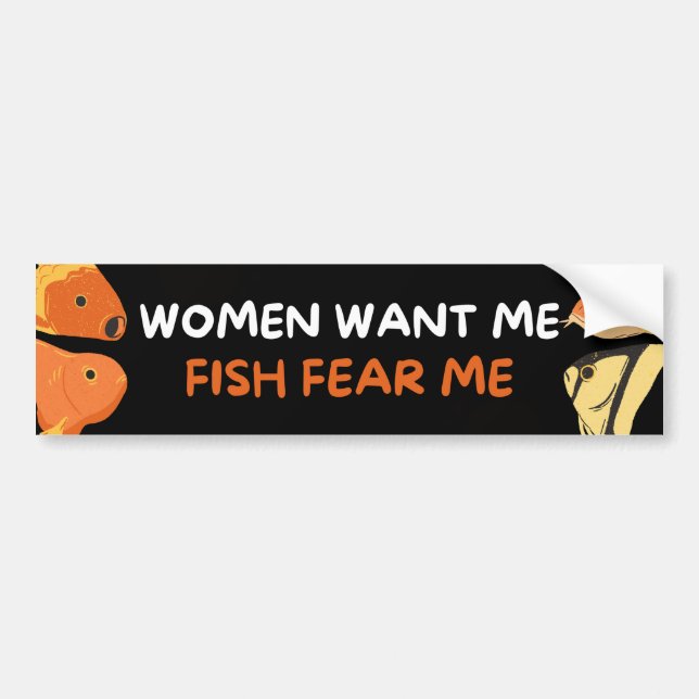 BUMPER STICKER FOR THE FISHERMAN (Front)