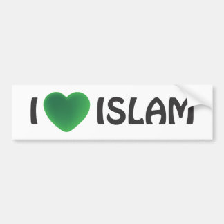 Bumper sticker - I love Islam