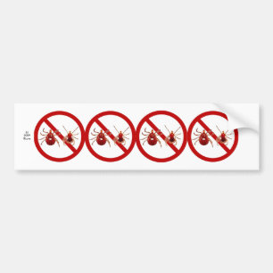 Bumper Sticker, Lyme Disease Awareness (White) Sticker