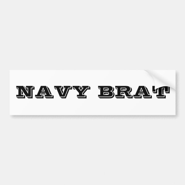 Bumper Sticker Marine Brat (Devant)