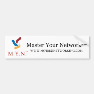 Bumper Sticker - Master Your Network