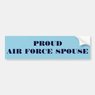 Bumper Sticker Proud Air Force Spouse