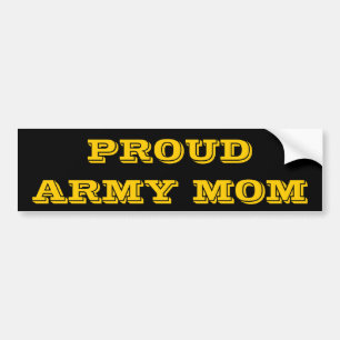 Bumper Sticker Proud Army Mom