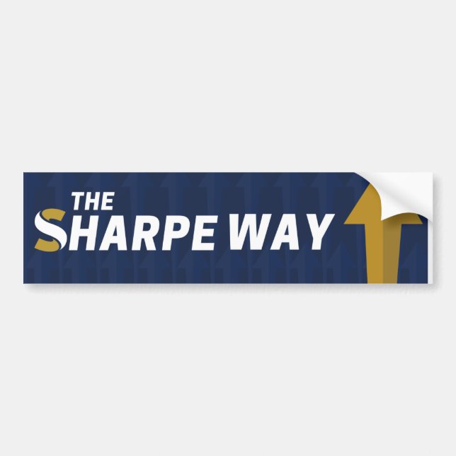 Bumper Sticker - Sharpe Way (Front)