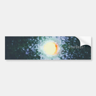 Bumper Sticker StarGazer design style 