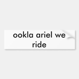 Bumper Sticker Template