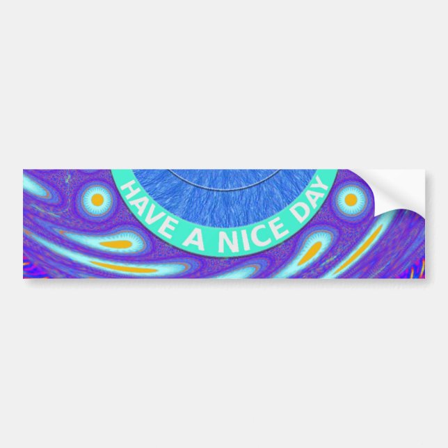 Bumper Sticker Template Car Bumper Sticker (Front)