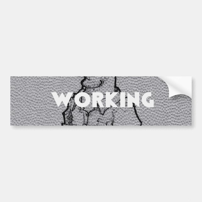 Bumper Sticker Template Car Bumper Sticker (Front)