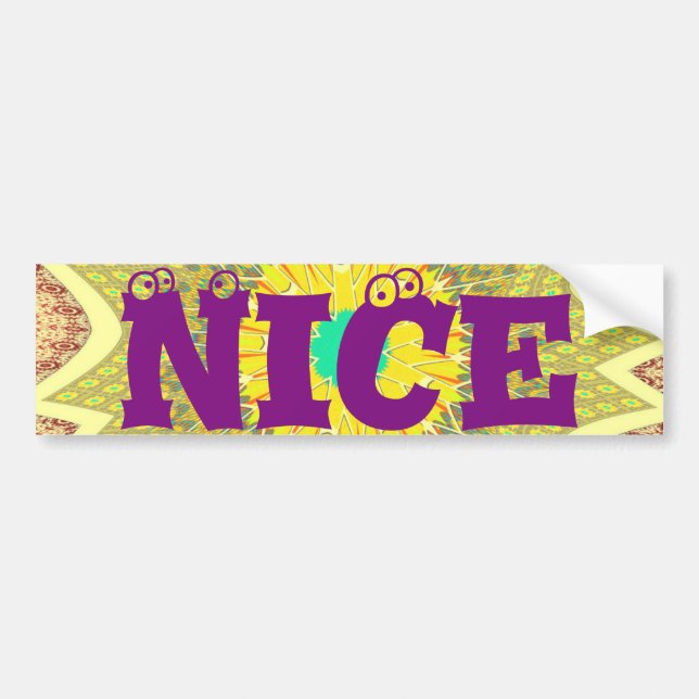 Bumper Sticker Template Car Bumper Sticker (Front)